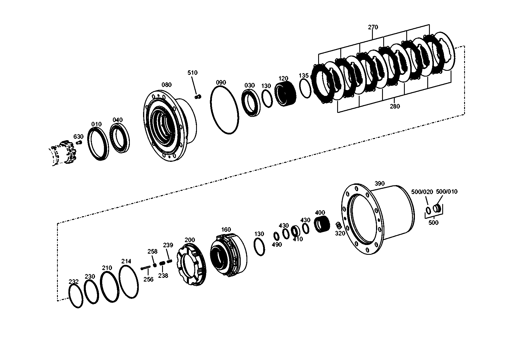 drawing for AGCO F380306020220 - CYLINDER ROLLER BEARING