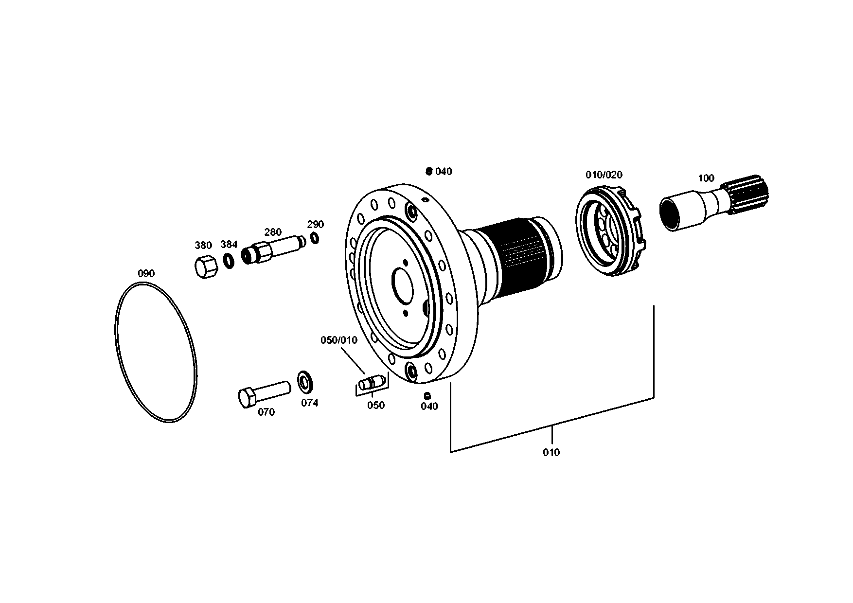 drawing for DOOSAN 152937 - O-RING (figure 1)