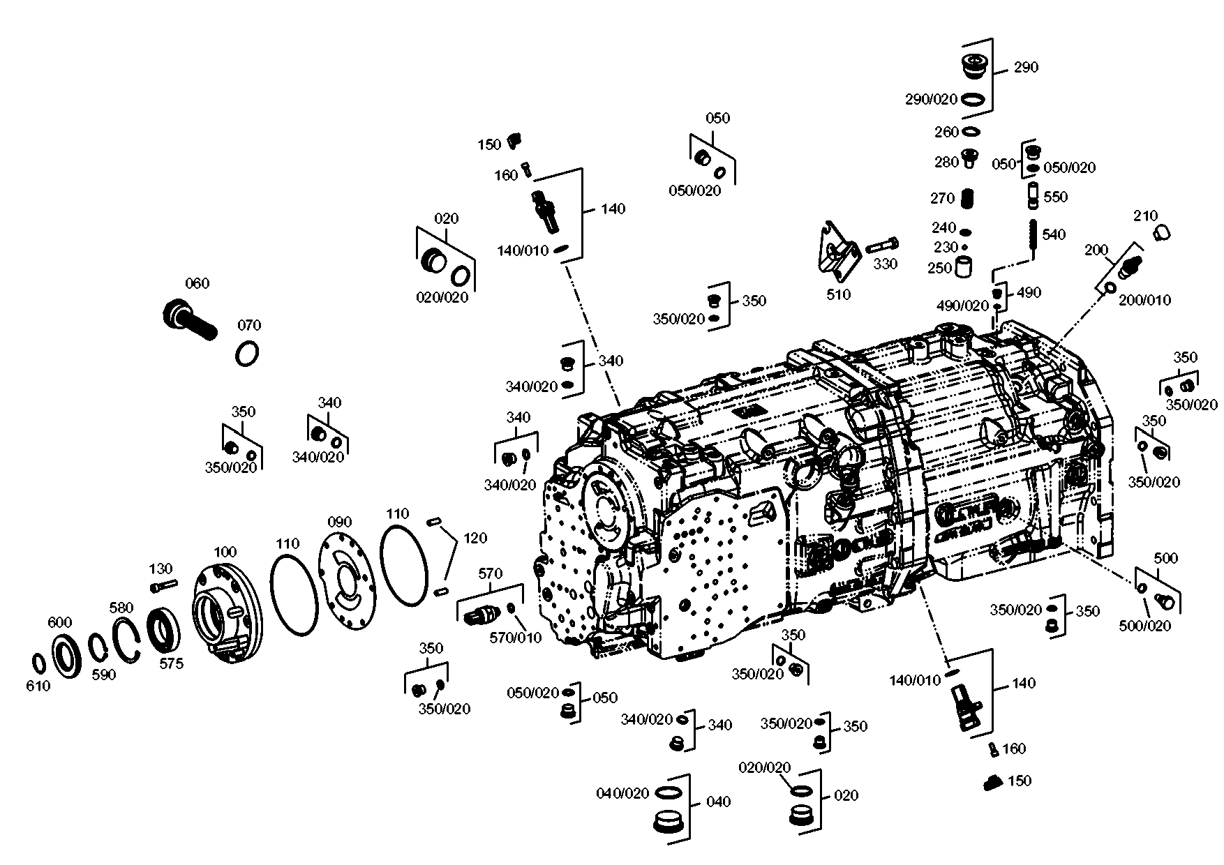 drawing for JOHN DEERE RE40370 - SHAFT SEAL (figure 2)