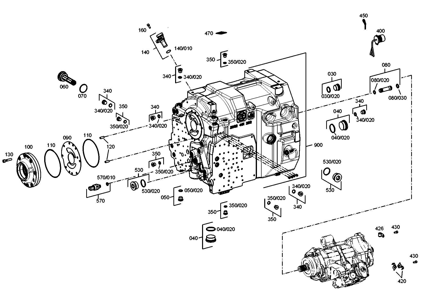 drawing for DOOSAN 513556 - O-RING (figure 3)