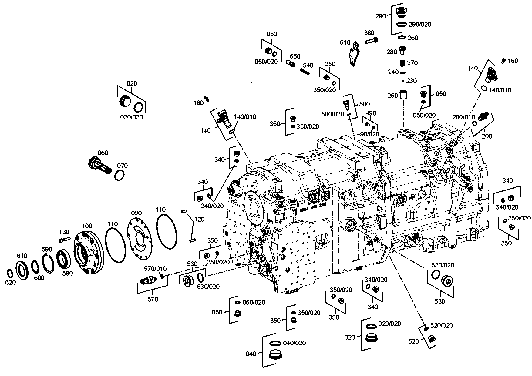 drawing for DOOSAN 513556 - O-RING (figure 5)
