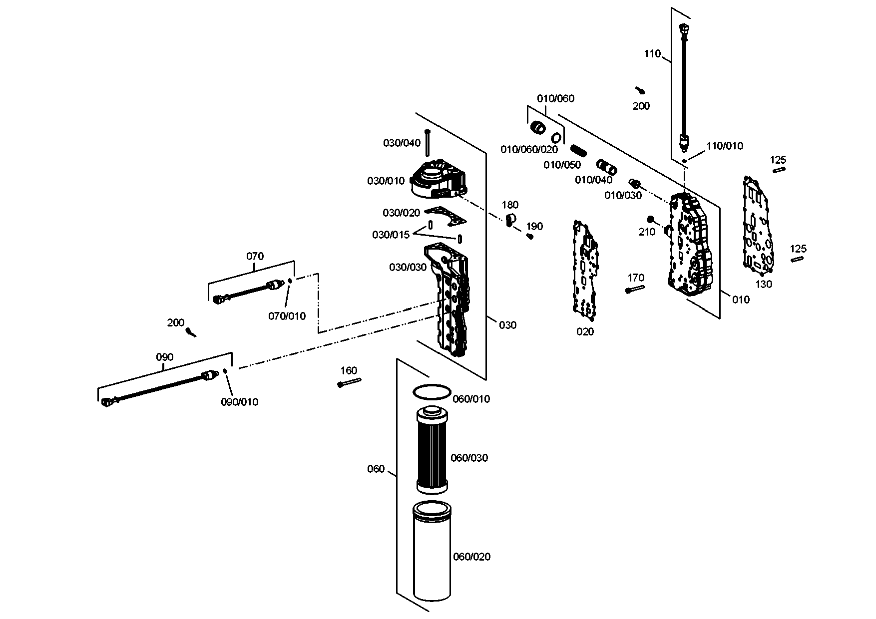 drawing for JOHN DEERE L200874 - GASKET (figure 1)
