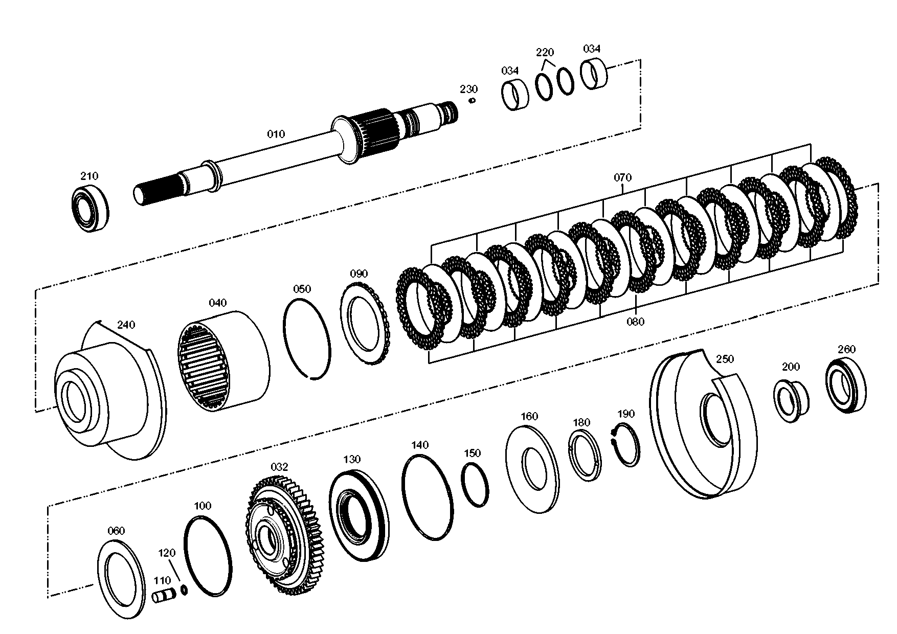 drawing for AGCO V35015100 - OUTER CLUTCH DISC (figure 2)