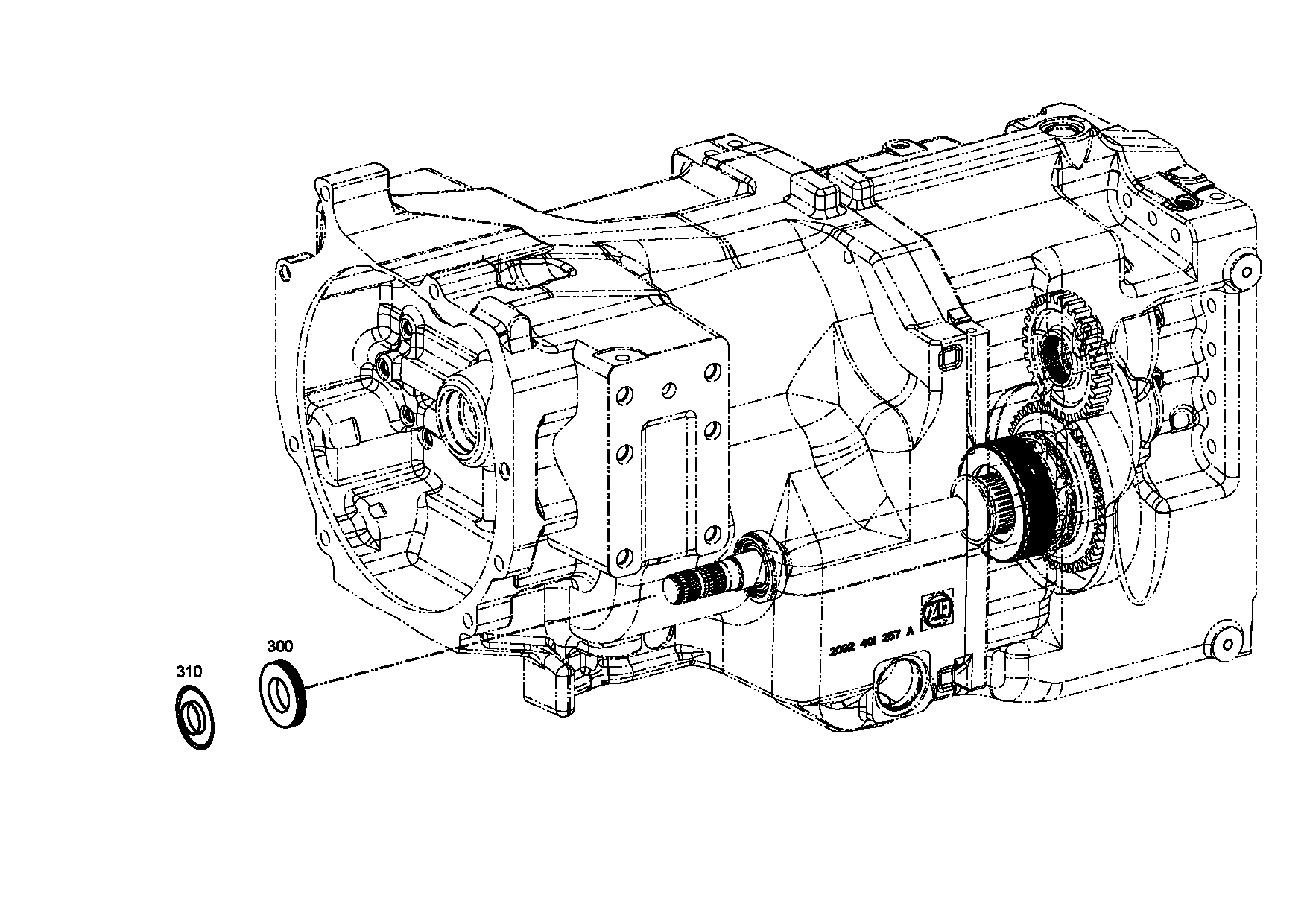drawing for AGCO VKG3077 - R-RING