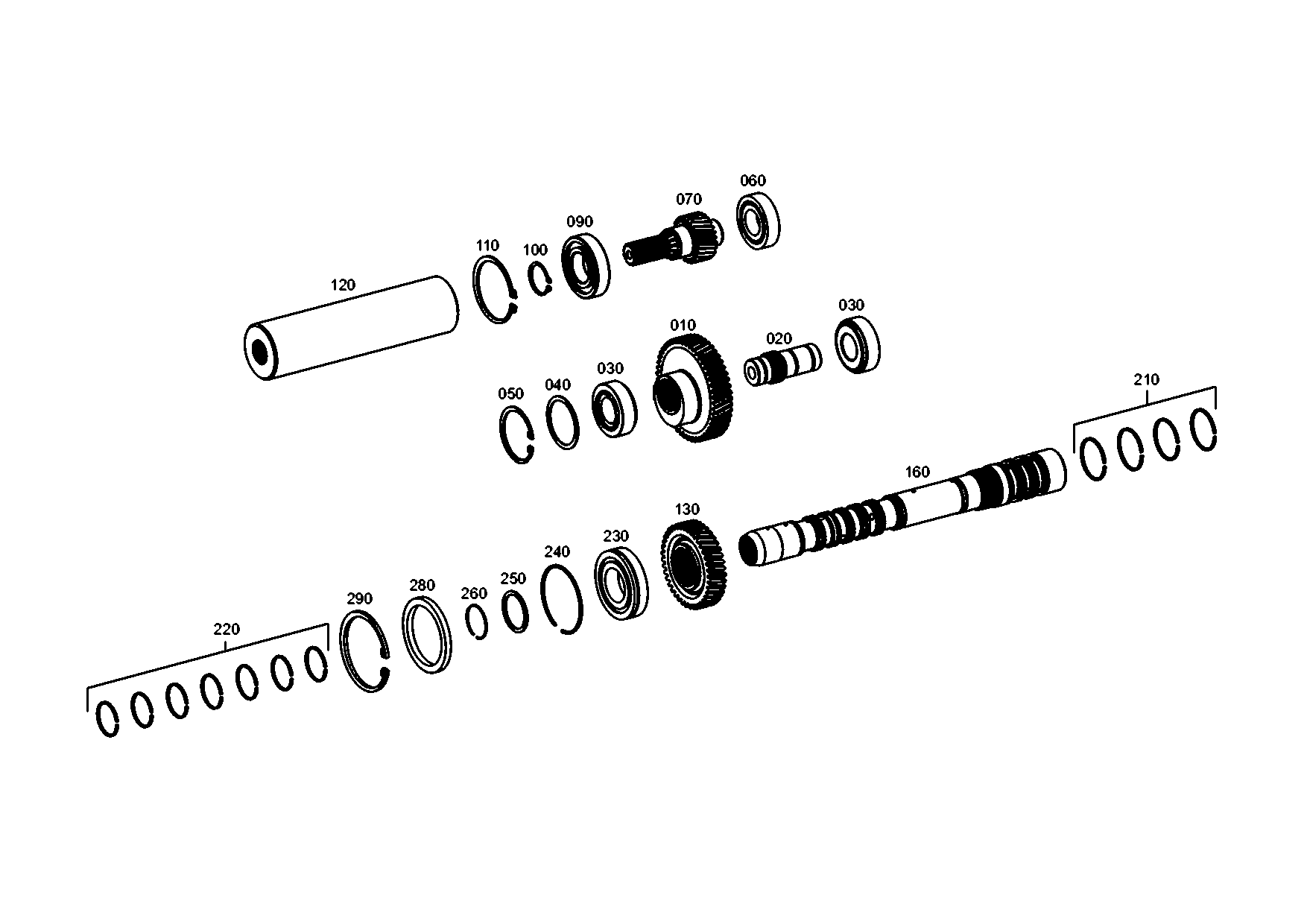 drawing for LIEBHERR GMBH 747191708 - SNAP RING (figure 5)