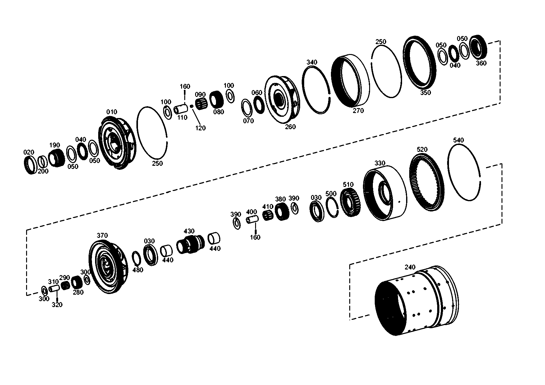 drawing for AGCO F743300021580 - AXIAL WASHER