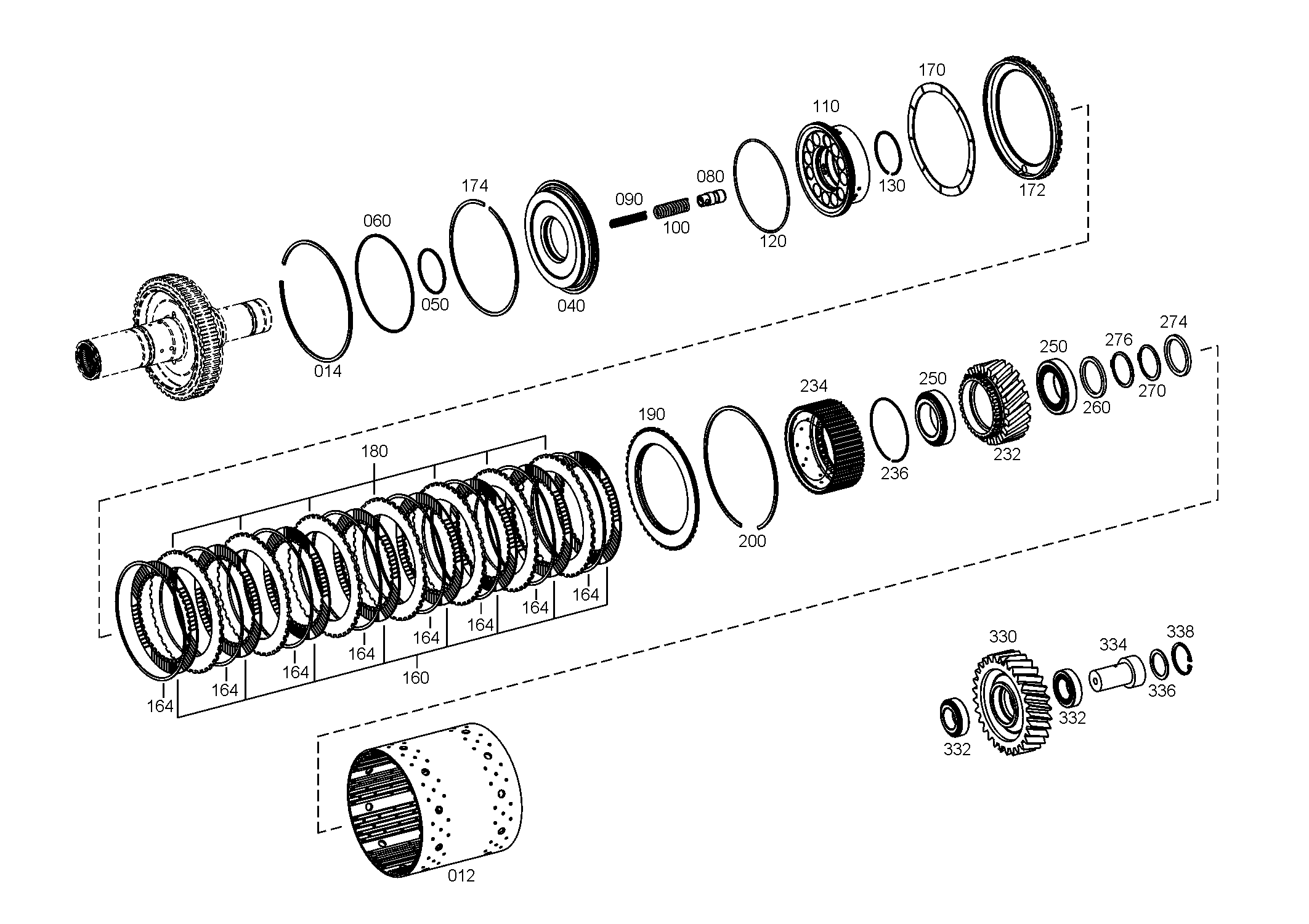drawing for VOLVO ZM 7094937 - RETAINING RING (figure 2)