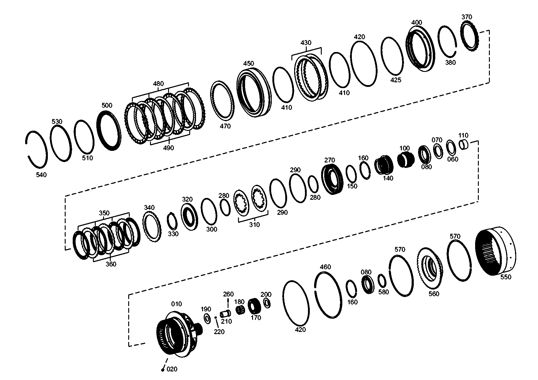 drawing for JOHN DEERE 51M7059 - O-RING (figure 5)