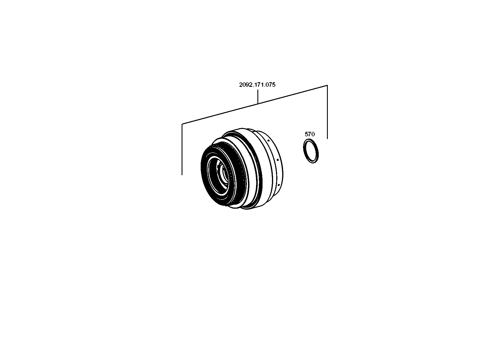 drawing for ALPINA 2420-1219300 - WASHER (figure 1)