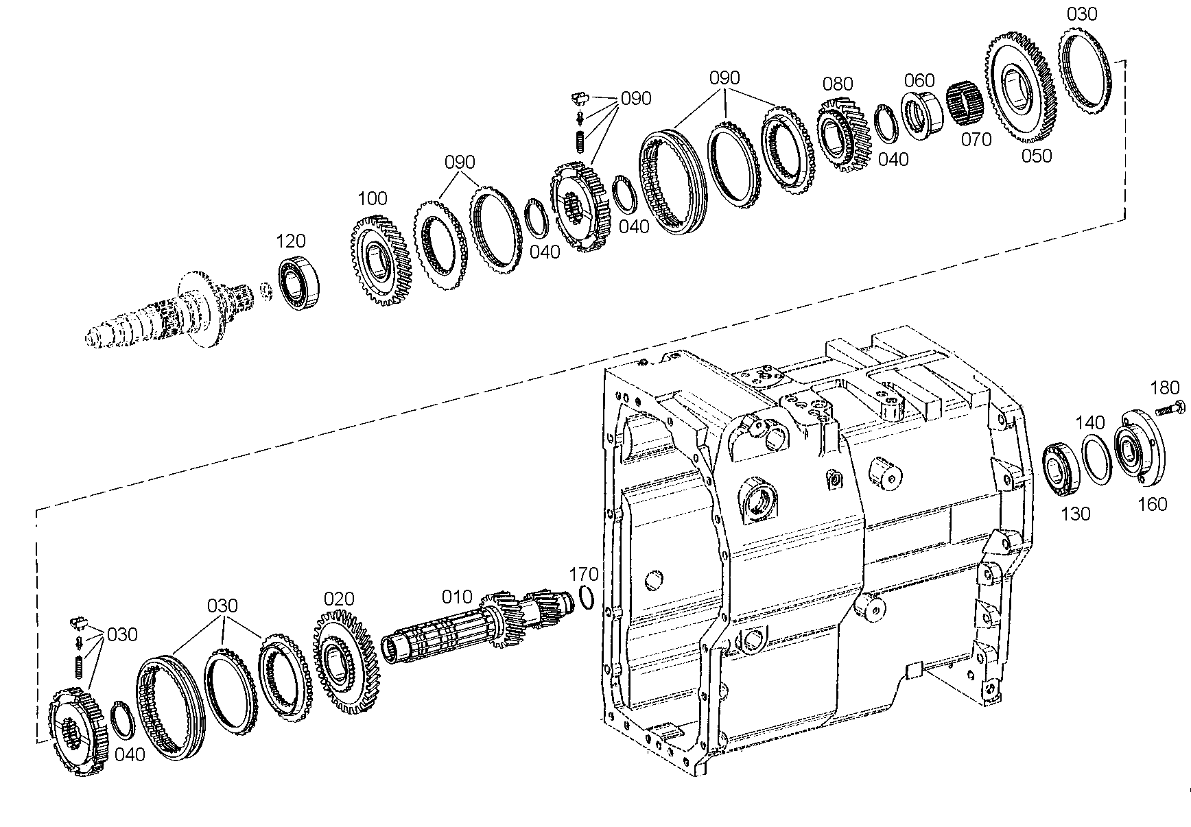 drawing for AGCO F824101080080 - SPRING (figure 1)
