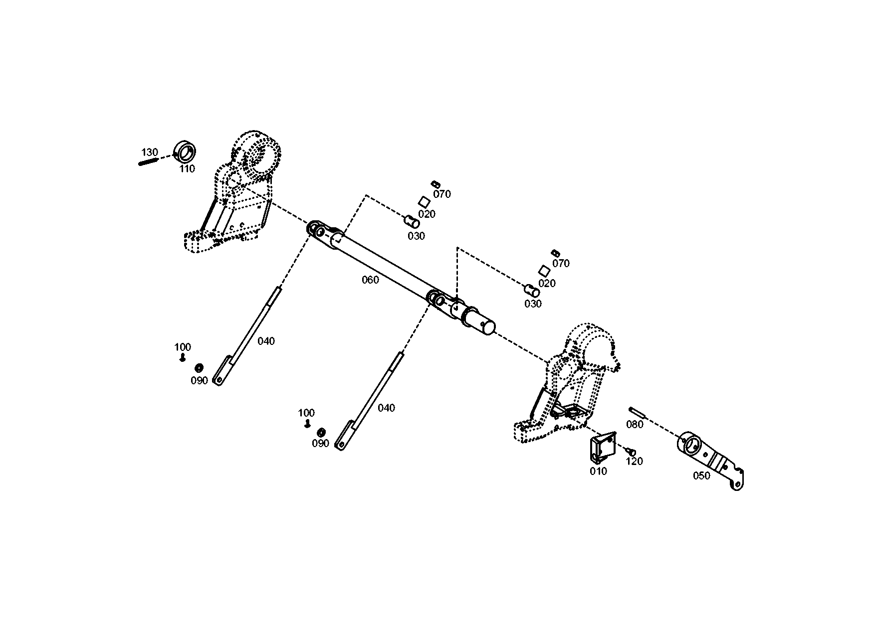 drawing for KUBOTA 3J08023231 - SLOT. PIN (figure 2)