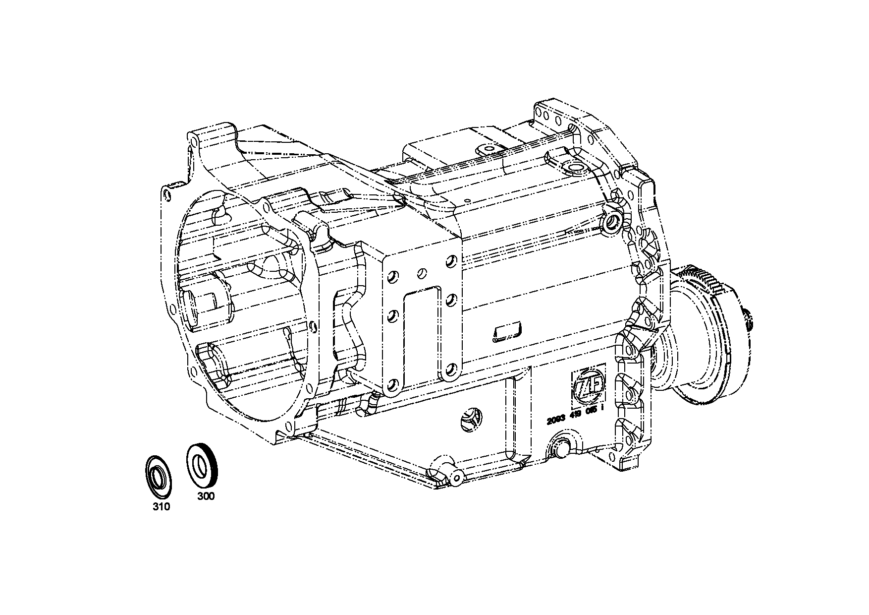 drawing for AGCO F824100320340 - O-RING