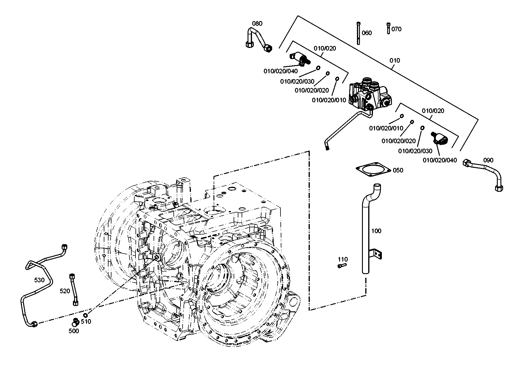 drawing for KUBOTA 3J08022561 - PRESSURE REGULATOR (figure 5)