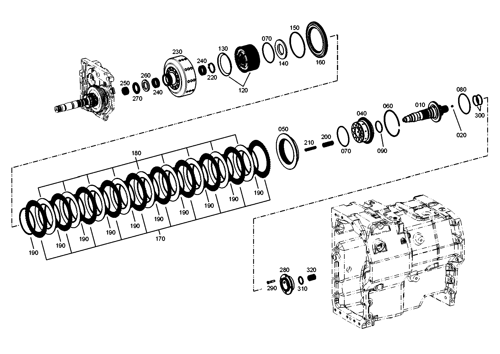 drawing for KUBOTA 3J08022201 - LINED CLUTCH DISK (figure 5)