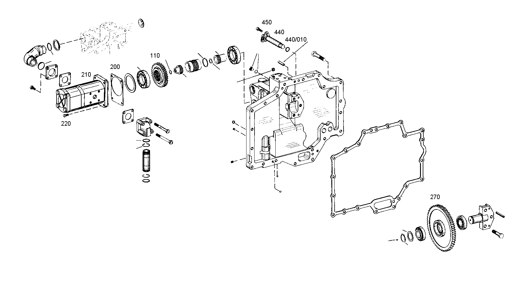 drawing for AGCO F824100490100 - PUMP