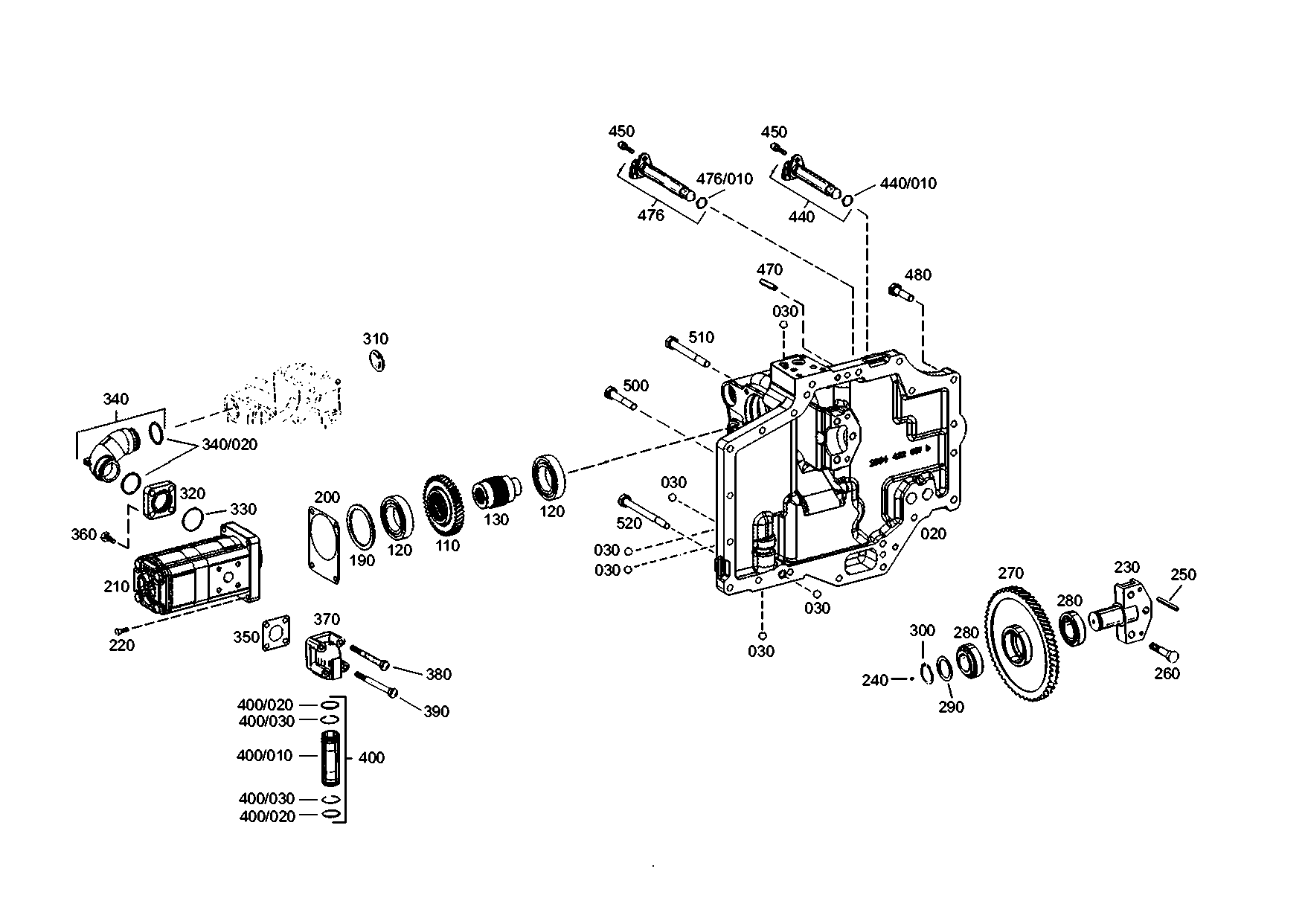 drawing for AGCO V35003000 - PUMP