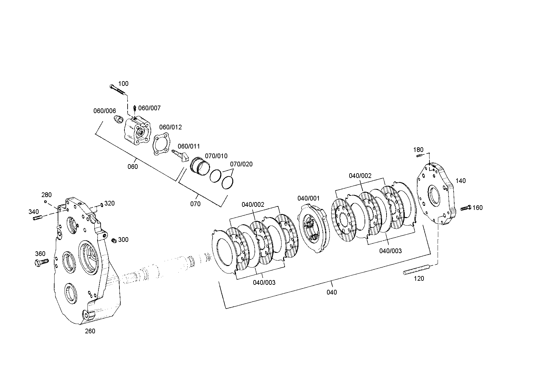 drawing for AGCO F824100070110 - KEY (figure 1)