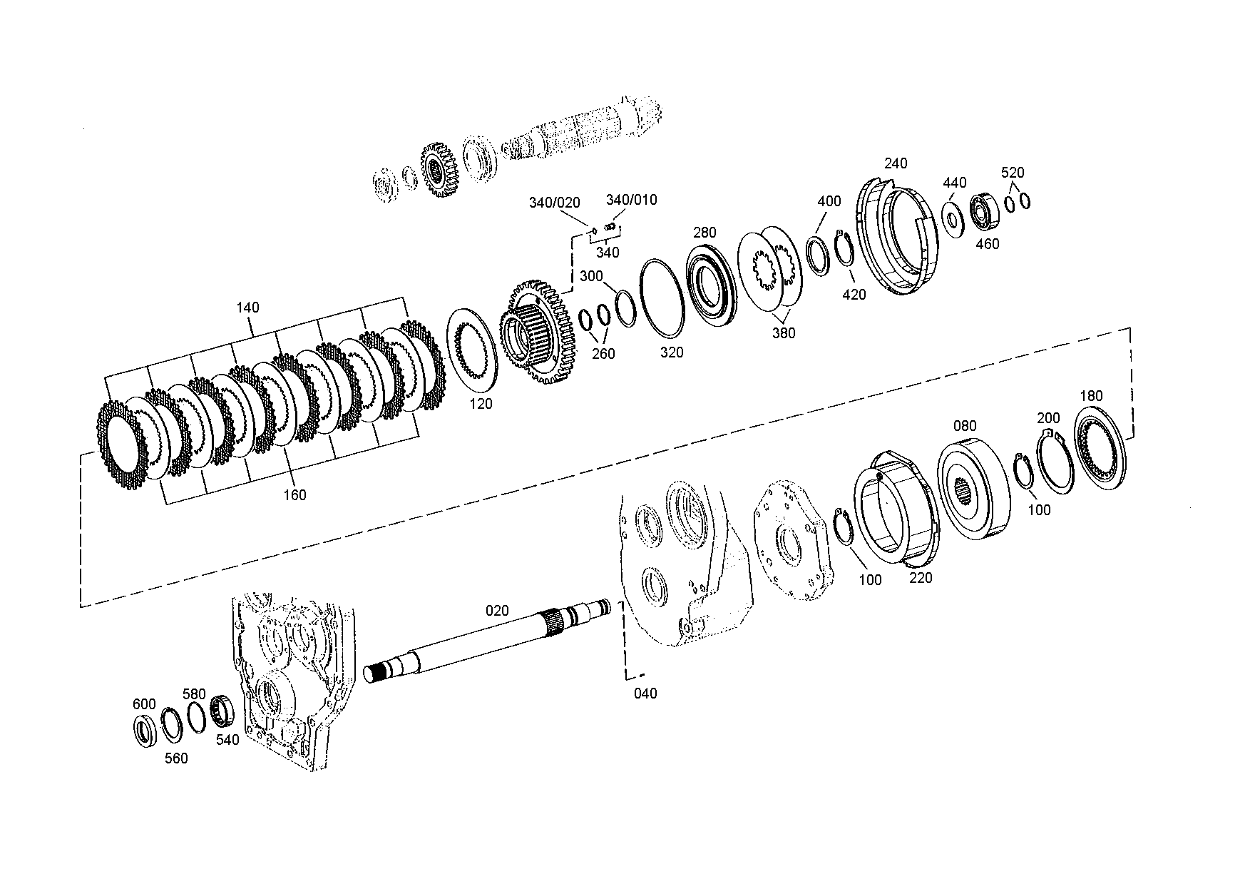 drawing for AGCO F824100320160 - SET OF SPRINGS