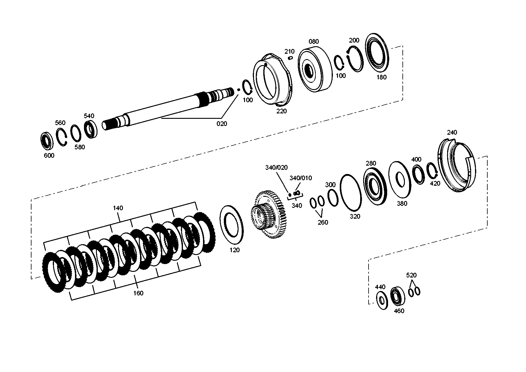 drawing for AGCO V35031800 - SET OF SPRINGS