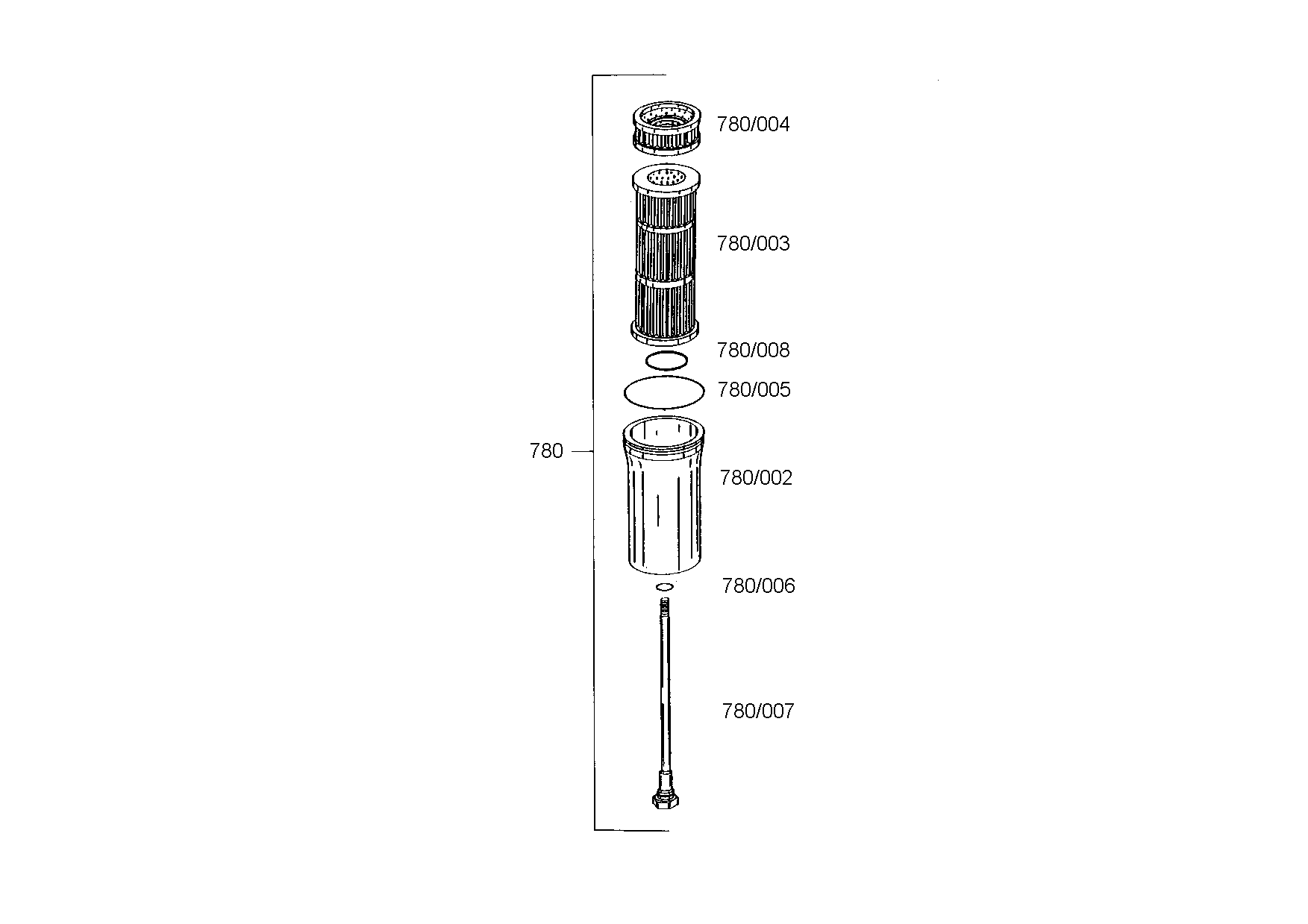 drawing for AGCO V35009700 - SUCTION FILTER