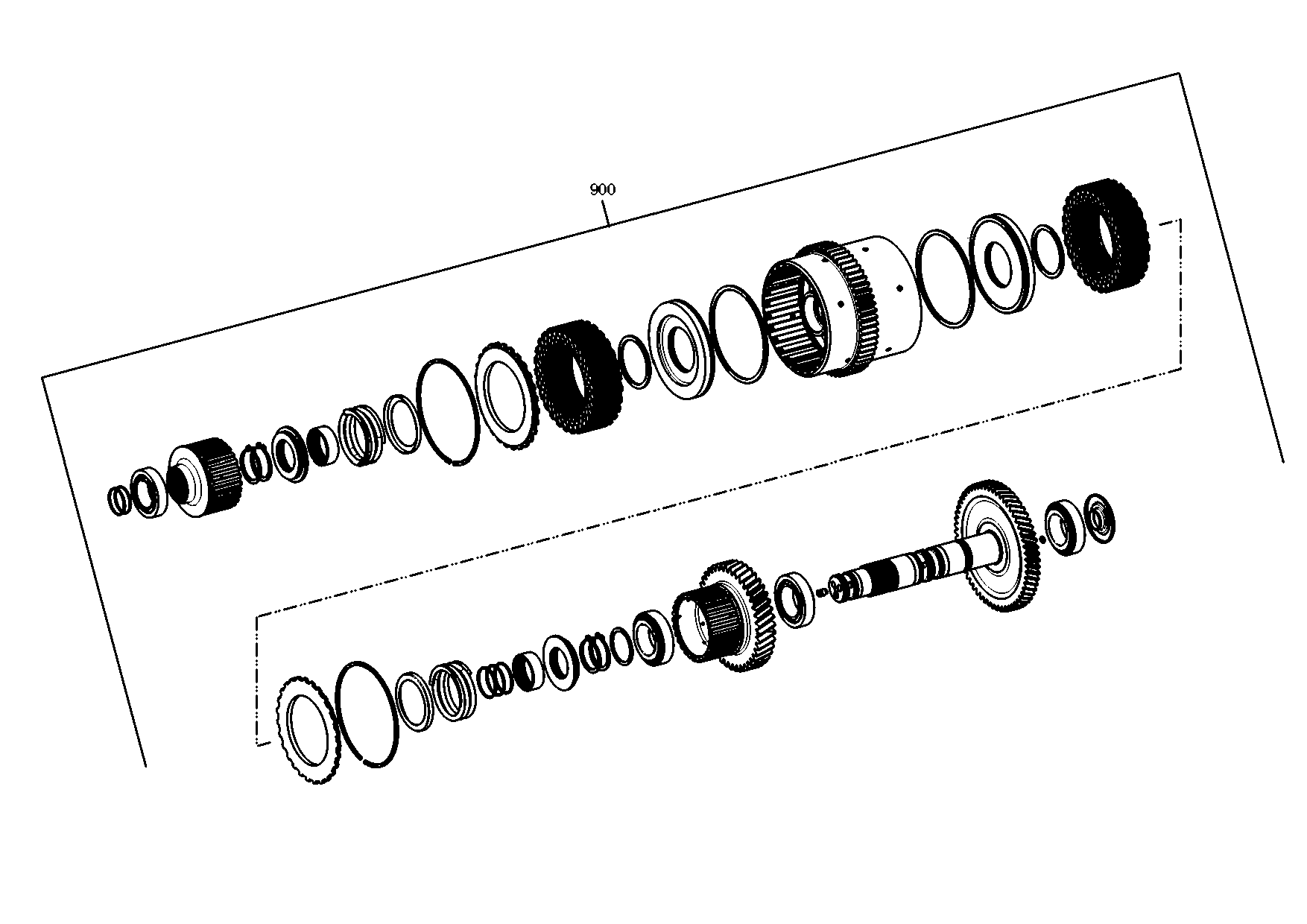 drawing for AGCO F824100360630 - PROFILED SEAL RING