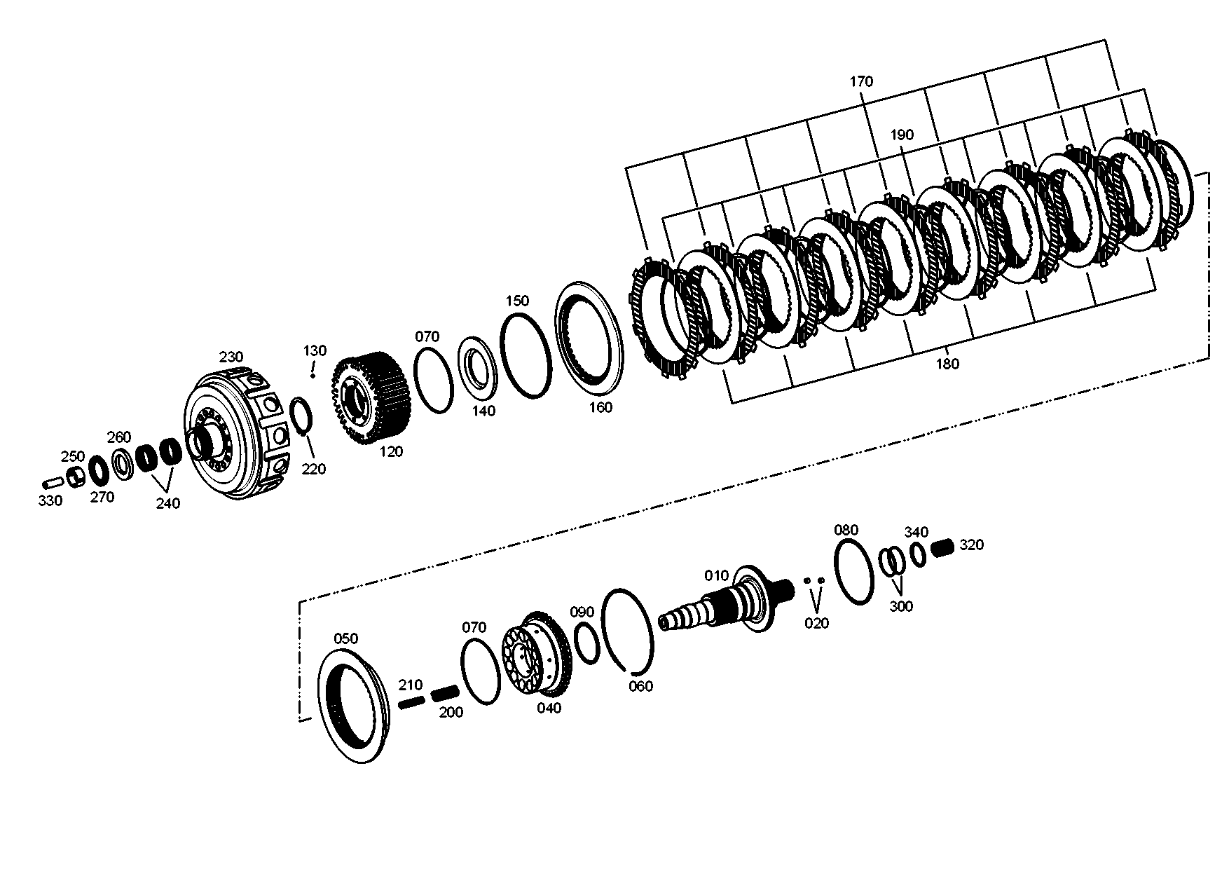 drawing for AGCO VKH3764 - O-RING (figure 1)