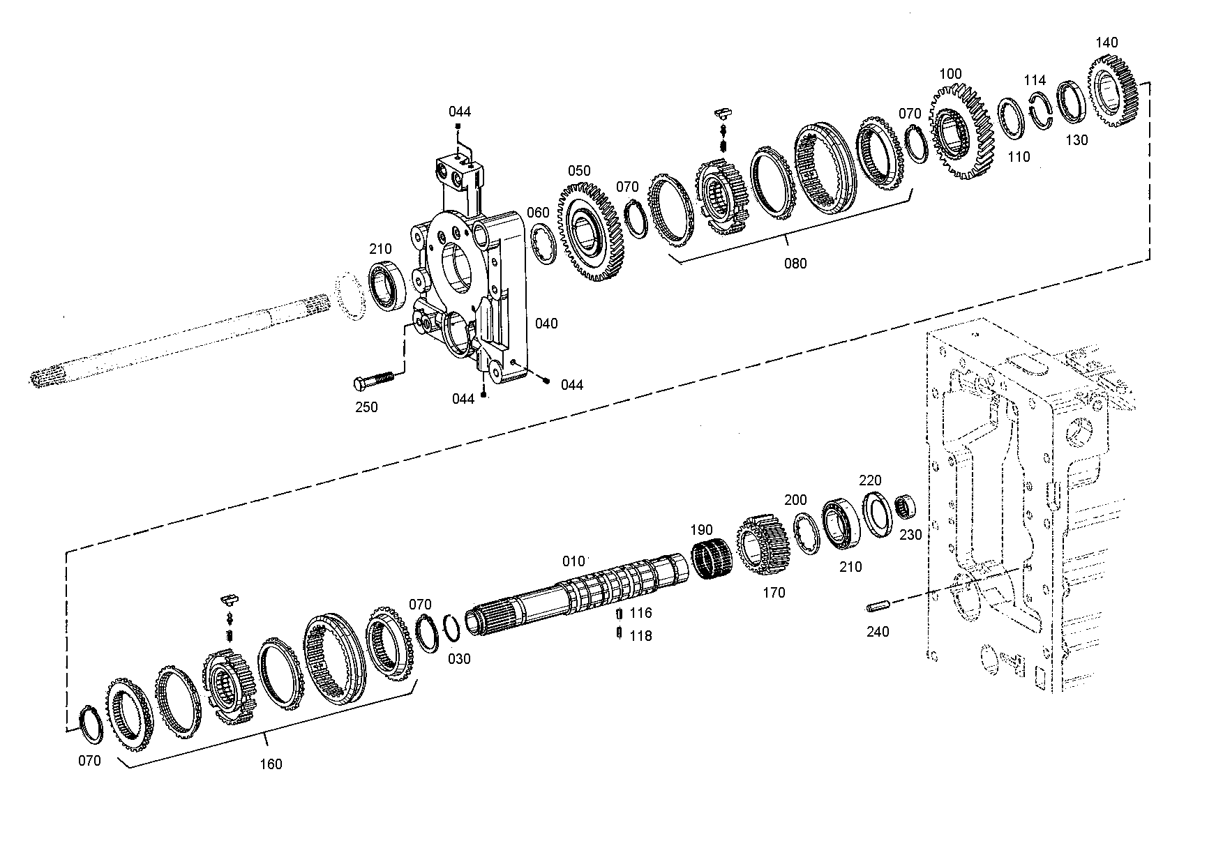 drawing for AGCO X505.558.717 - CYLINDRICAL PIN (figure 1)