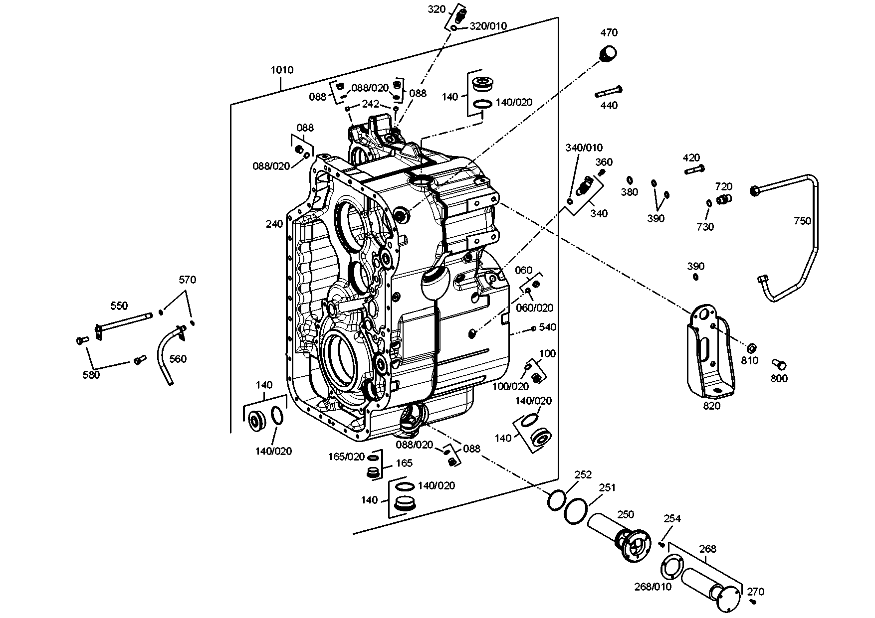 drawing for CNH NEW HOLLAND 79107839 - O-RING (figure 4)