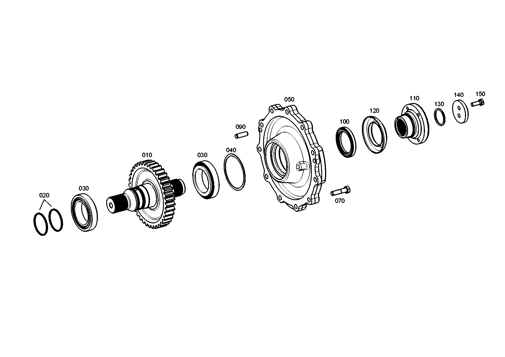 drawing for JOHN DEERE AT322112 - O-RING (figure 3)