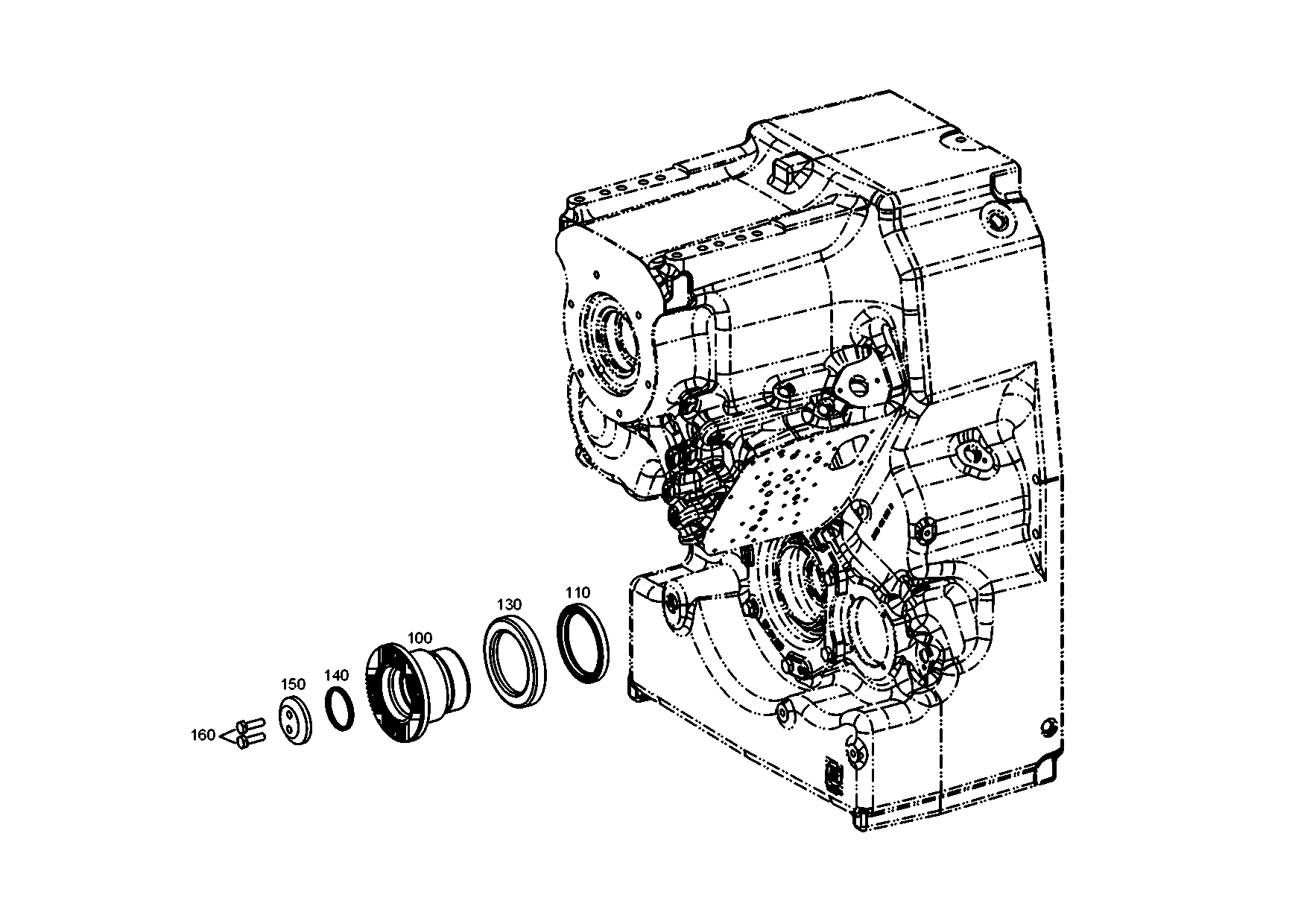 drawing for NOELL GMBH 140520691 - SHAFT SEAL (figure 4)