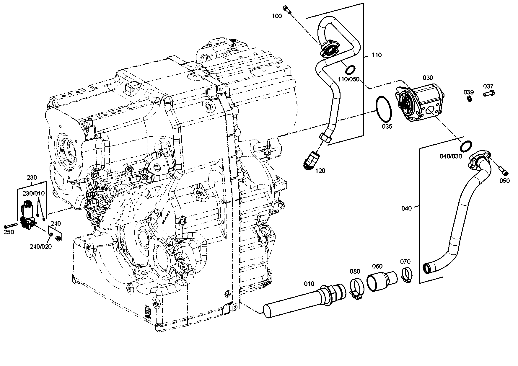 drawing for AGCO X548.986.500.000 - O-RING (figure 2)