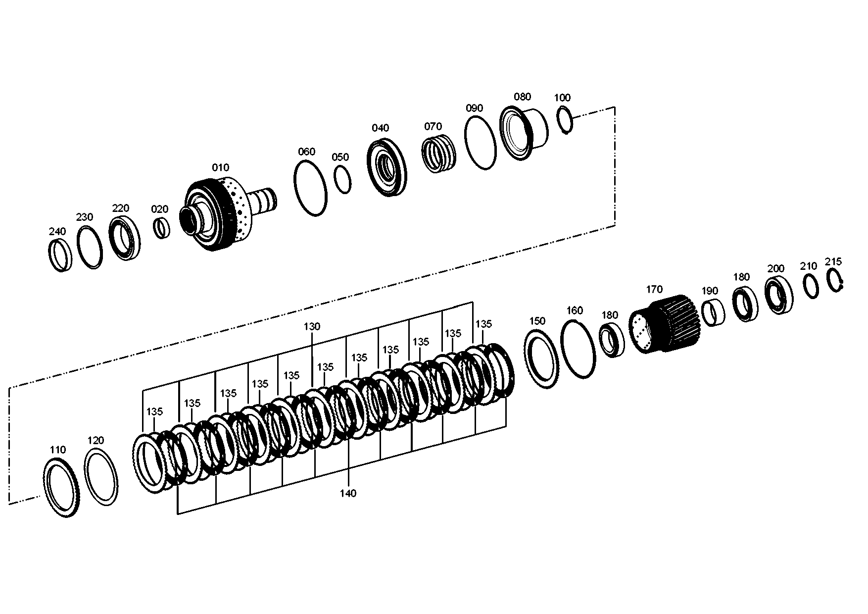 drawing for DAF 1313711 - RETAINING RING (figure 1)