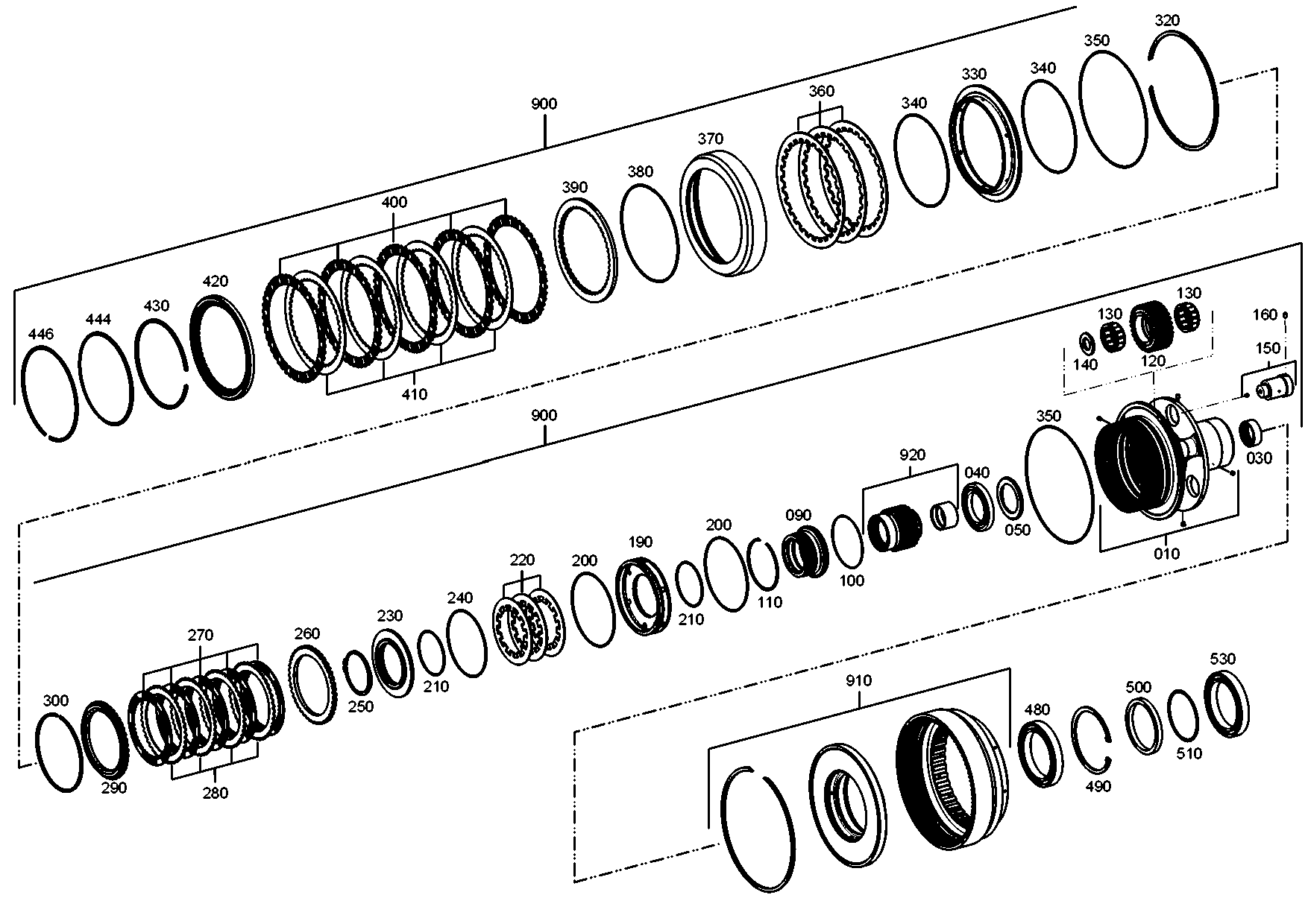 drawing for DAF 119351 - CIRCLIP (figure 3)