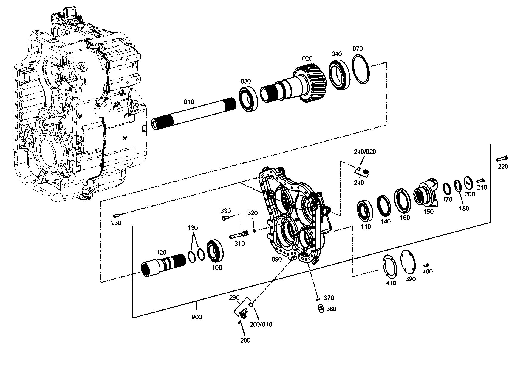 drawing for CLAAS CSE 05017400 - TA.ROLLER BEARING (figure 2)