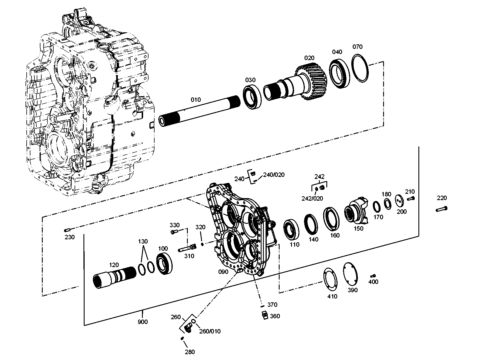 drawing for CLAAS CSE 05017380 - SHAFT (figure 3)