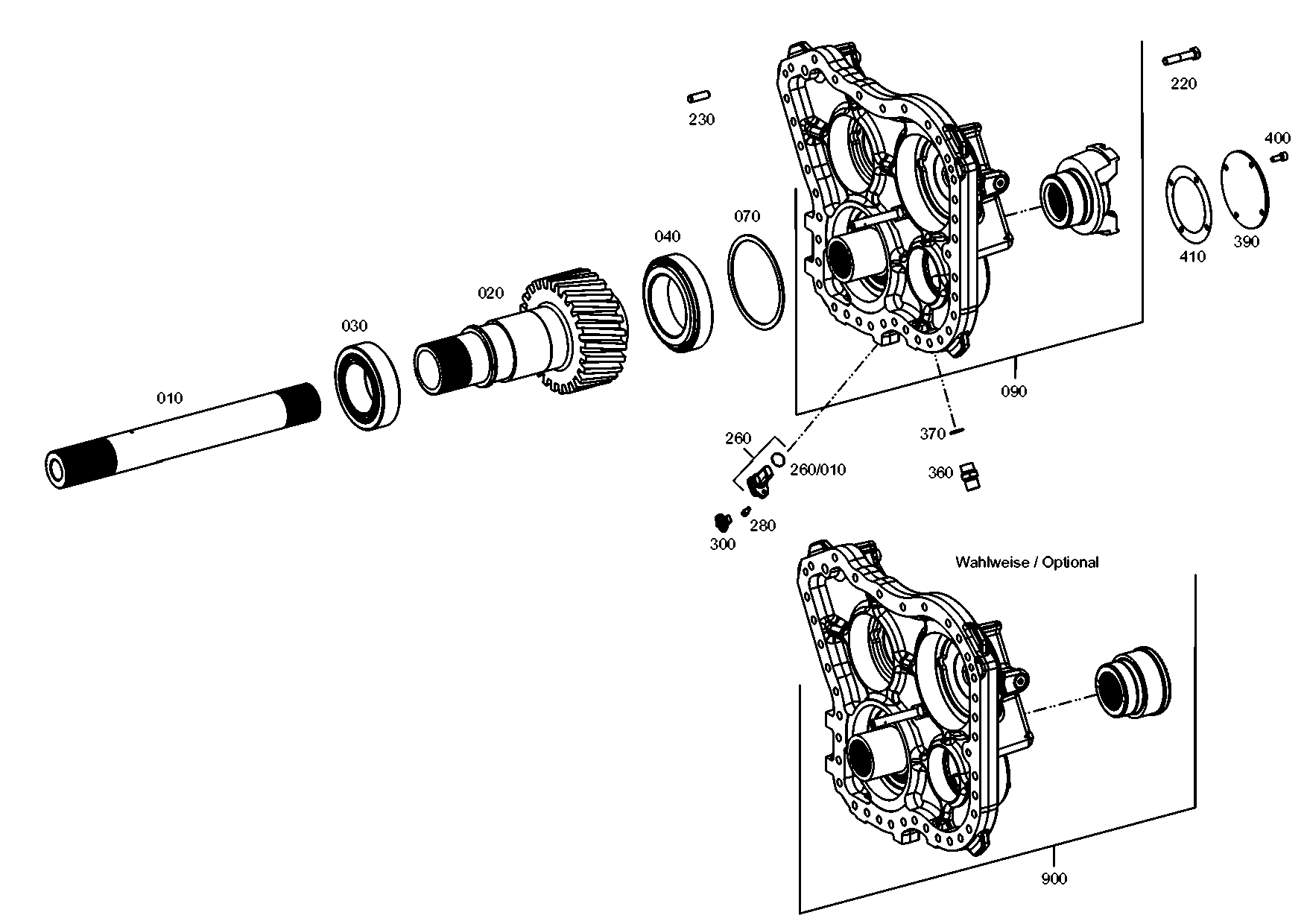 drawing for CLAAS CSE 05017390 - SPUR GEAR (figure 4)