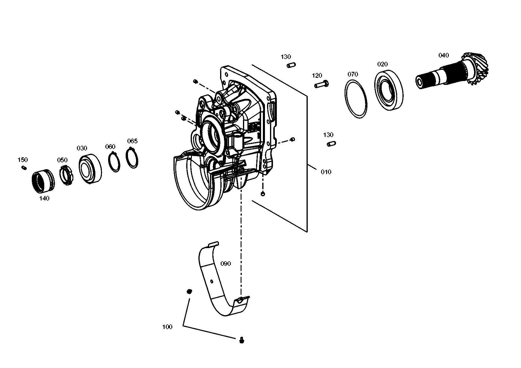 drawing for CNH NEW HOLLAND 47482541 - HOUSING (figure 1)
