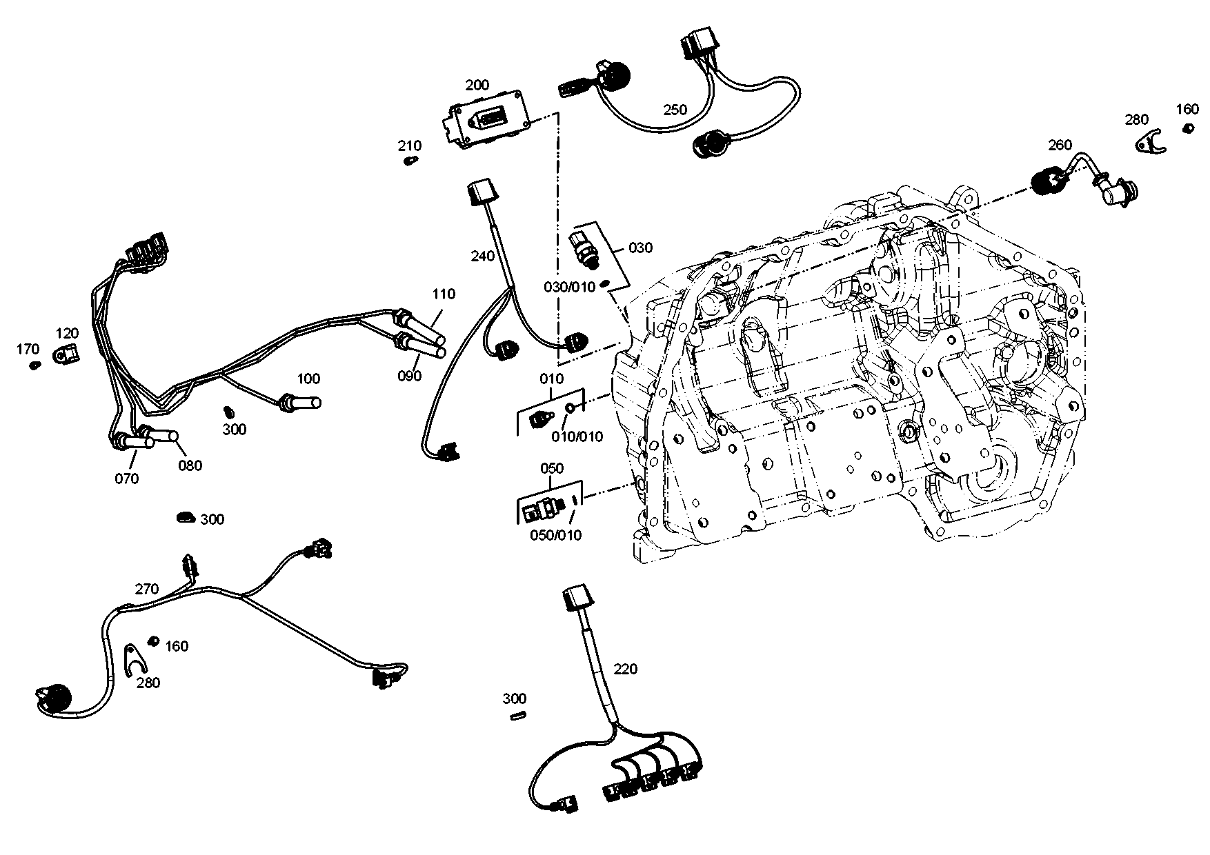 drawing for SAME DEUTZ FAHR (SDF) 0.900.1253.3 - IND.TRANSMITTER (figure 4)