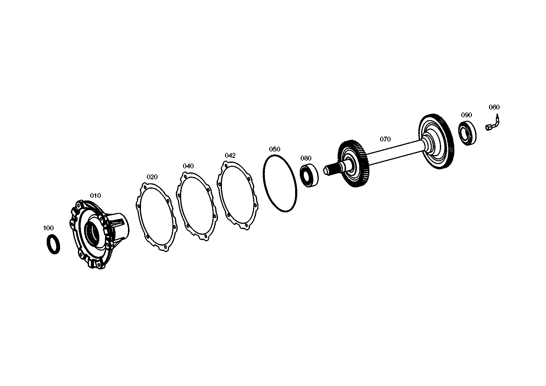 drawing for IVECO 9985454 - TA.ROLLER BEARING (figure 3)