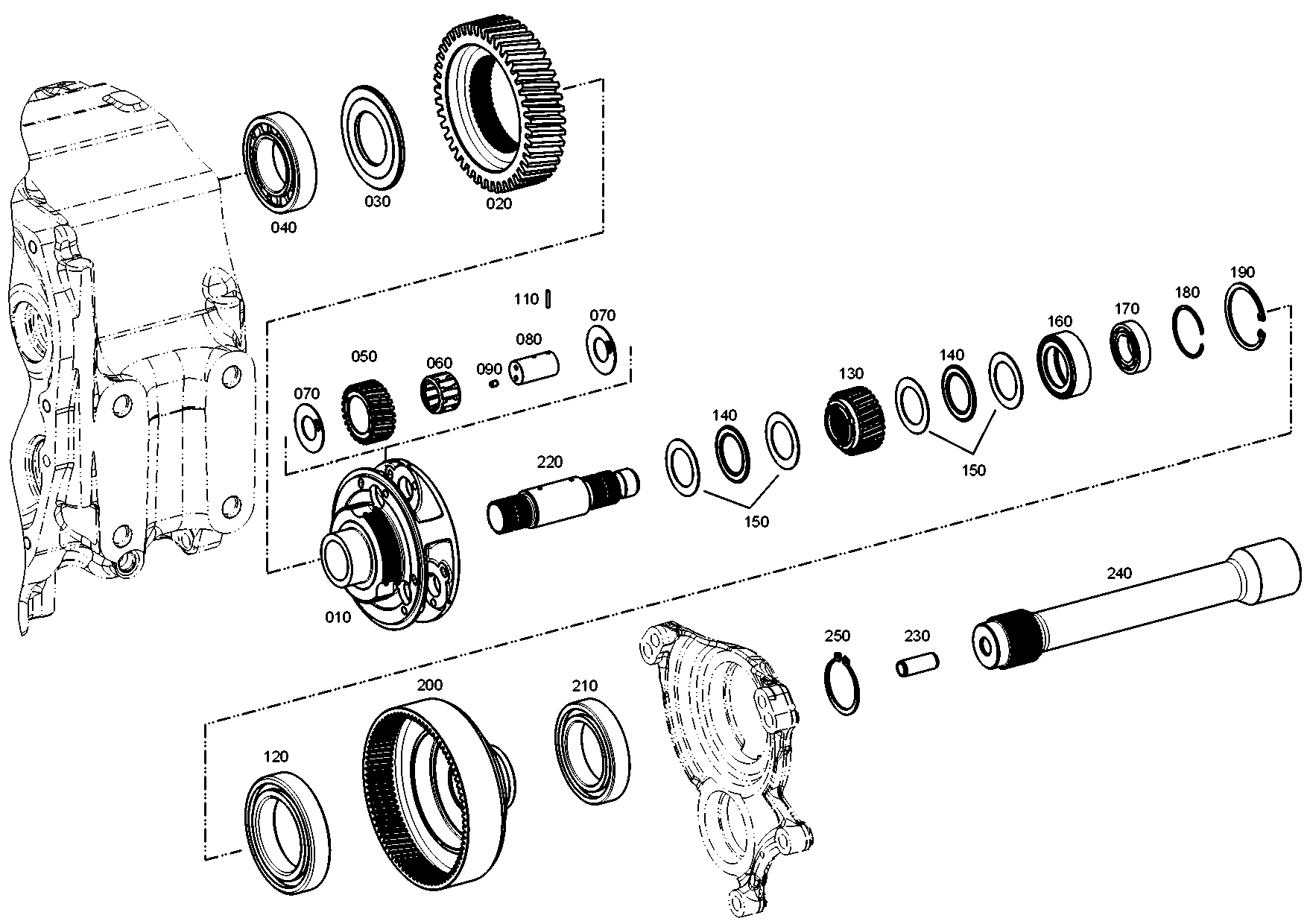 drawing for MAN 06.33709-0055 - AXIAL WASHER (figure 1)
