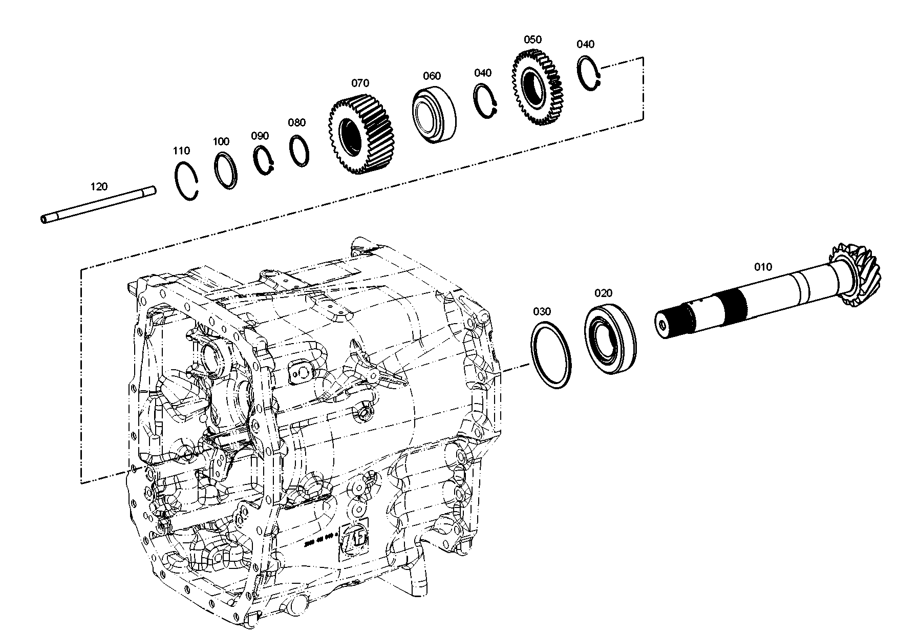 drawing for KUBOTA 3J08025641 - WASHER (figure 2)