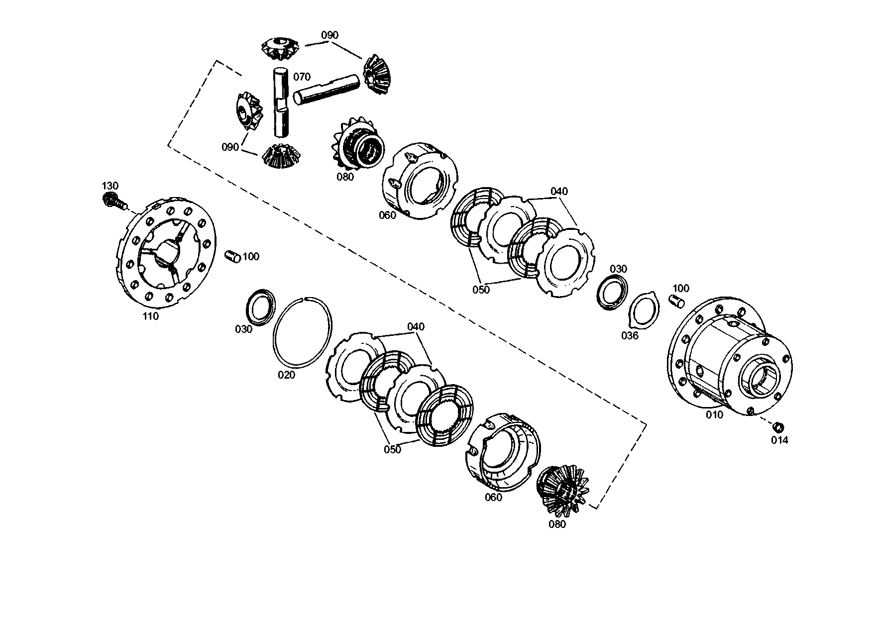 drawing for FURUKAWA A0370050564 - SNAP RING (figure 2)