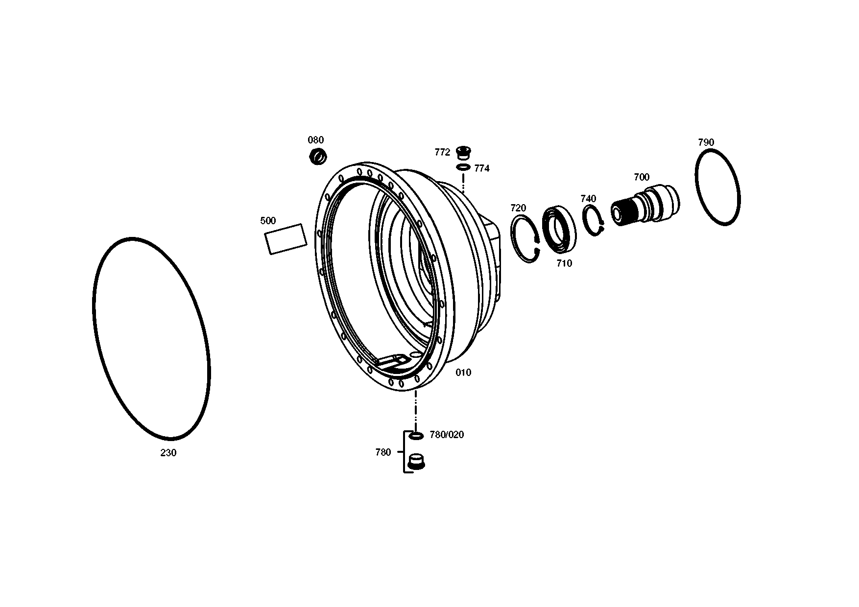 drawing for PPM 6049070 - O-RING (figure 1)
