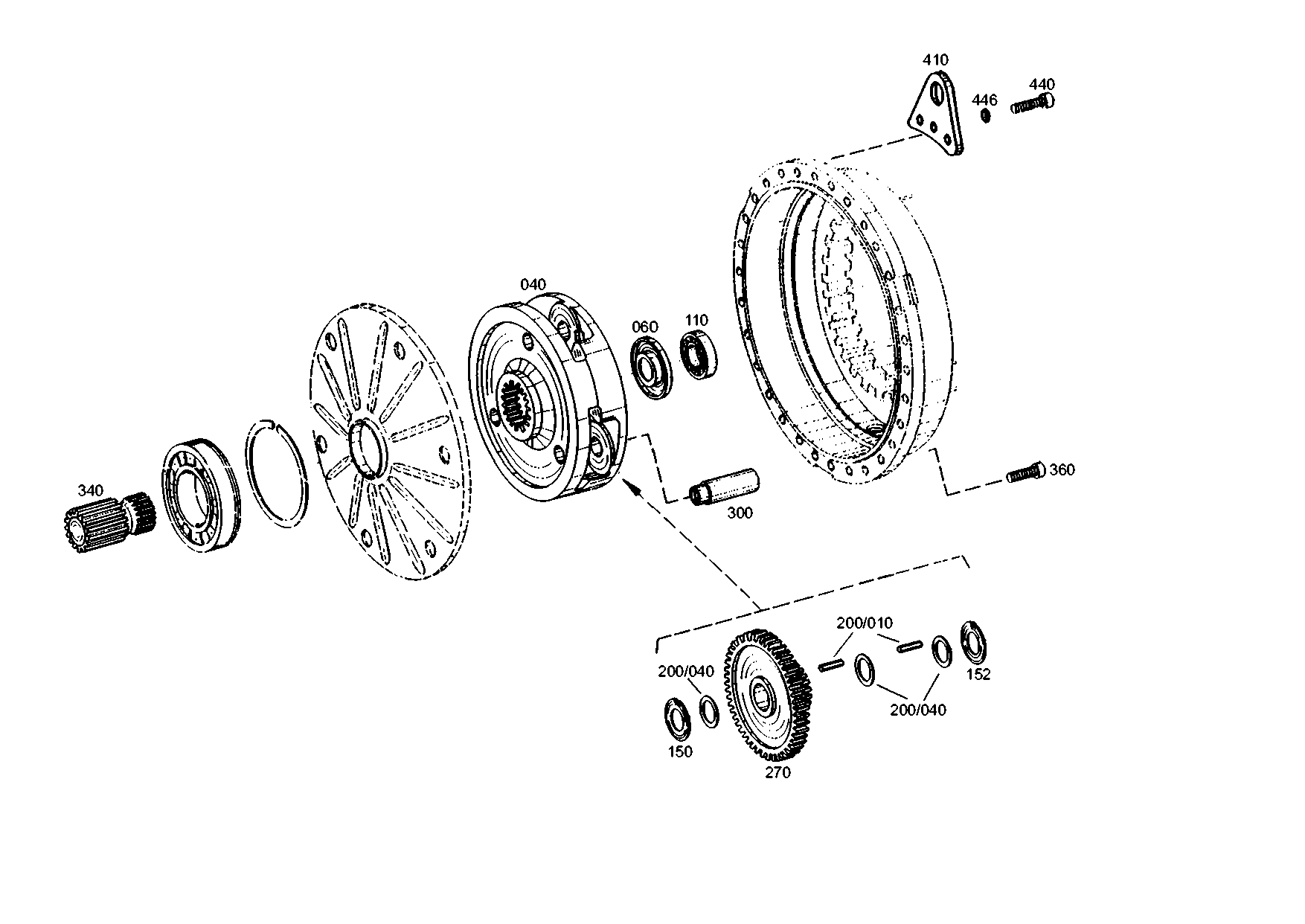 drawing for AGCO F184300020250 - THRUST WASHER