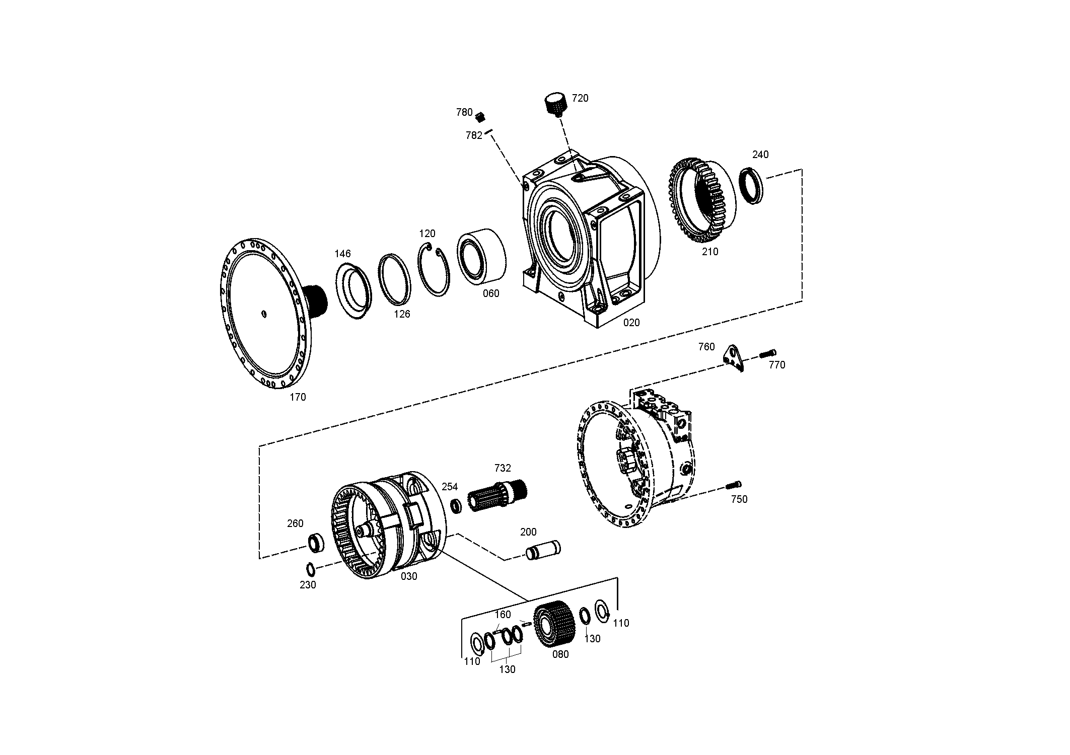 drawing for LIEBHERR GMBH 500100705 - FILTER (figure 2)
