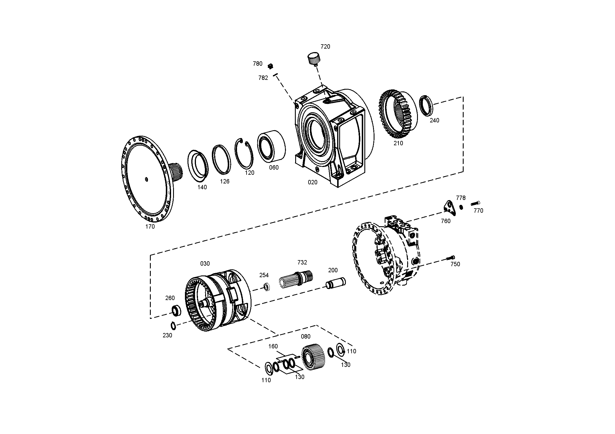 drawing for STE CONSTRUCT MEC. PANHARD LEVASSOR 050024705 - PLANETARY GEAR (figure 4)