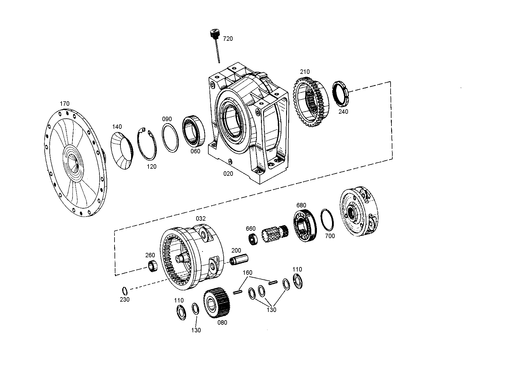 drawing for STETTER 60100472 - ROLLER BEARING (figure 1)