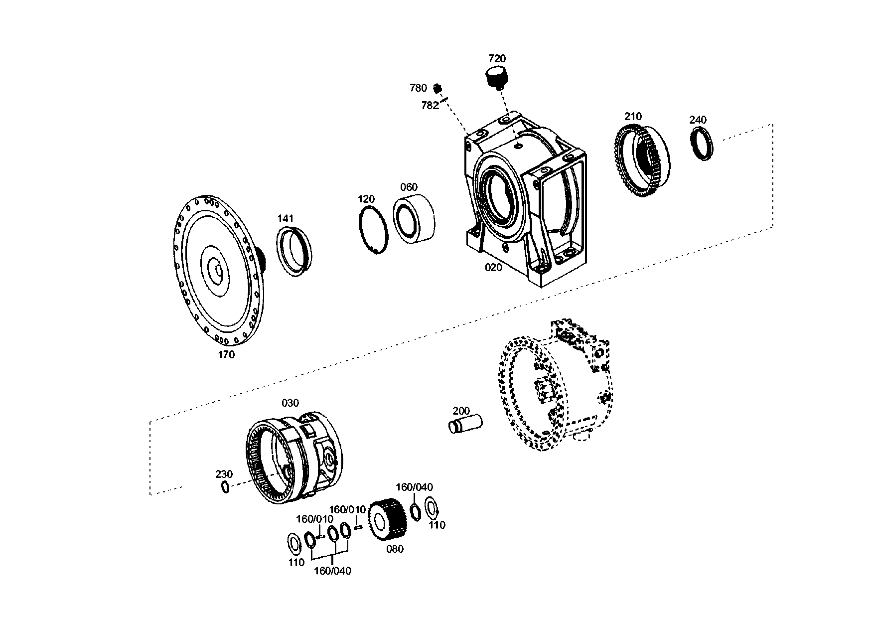 drawing for DAF 124568 - SLOTTED NUT (figure 5)