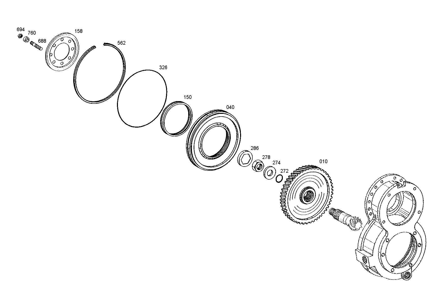 drawing for AGCO F743300020060 - O-RING