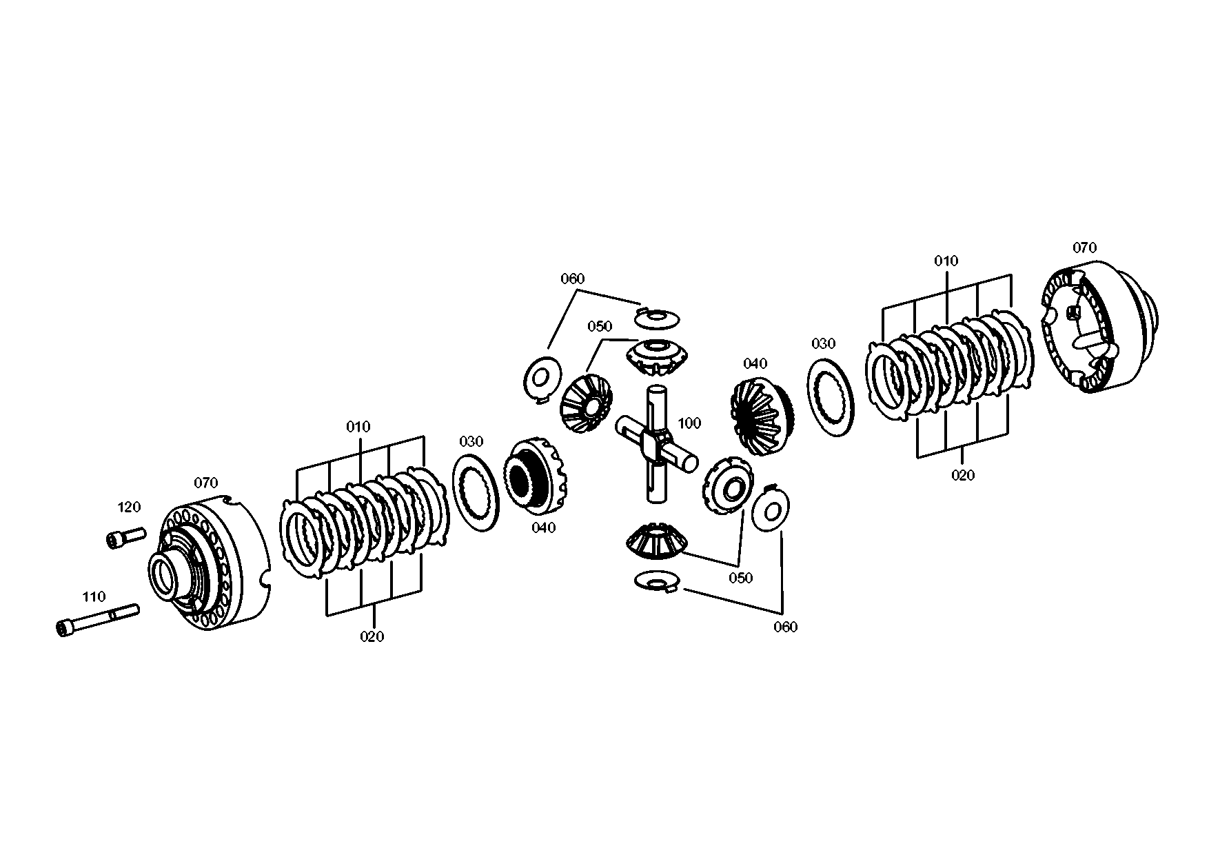 drawing for JOHN DEERE R75534 - OUTER CLUTCH DISK (figure 2)